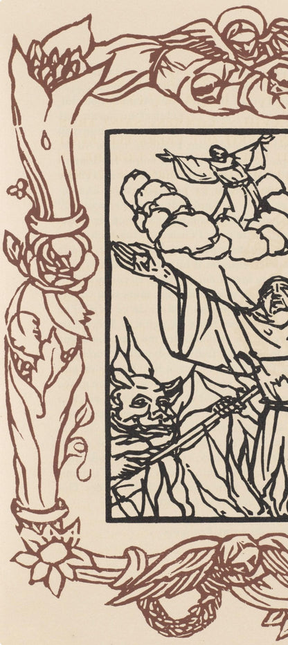 Mile Bernard, Composition (Morane, No. 100), Les Petites Fleurs De St. Franoise, Woodcut