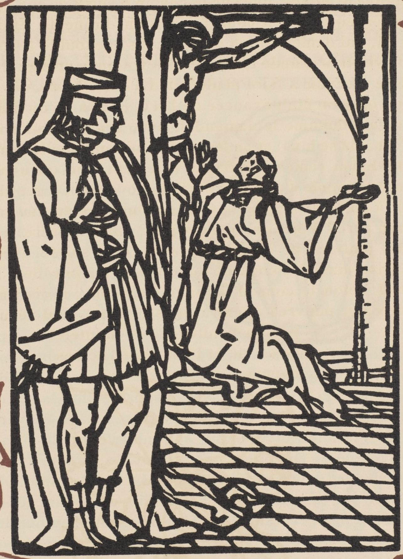 Mile Bernard, Composition (Morane, No. 100), Les Petites Fleurs De St. Franoise, Woodcut