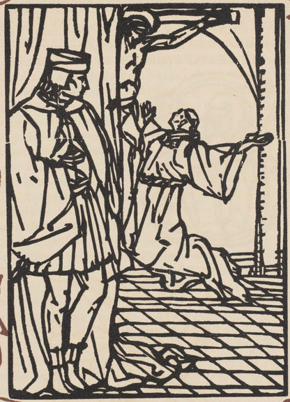 Mile Bernard, Composition (Morane, No. 100), Les Petites Fleurs De St. Franoise, Woodcut