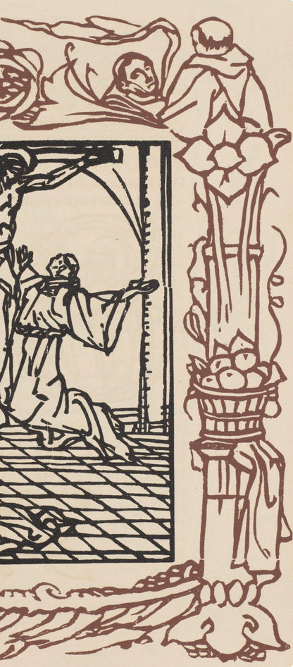 Mile Bernard, Composition (Morane, No. 100), Les Petites Fleurs De St. Franoise, Woodcut