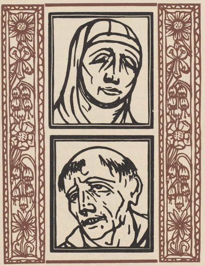 Mile Bernard, Composition (Morane, No. 100), Les Petites Fleurs De St. Franoise, Woodcut