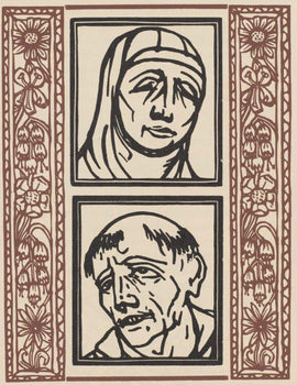 Mile Bernard, Composition (Morane, No. 100), Les Petites Fleurs De St. Franoise, Woodcut