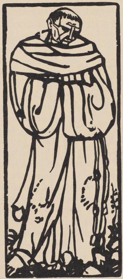 Mile Bernard, Composition (Morane, No. 100), Les Petites Fleurs De St. Franoise, Woodcut
