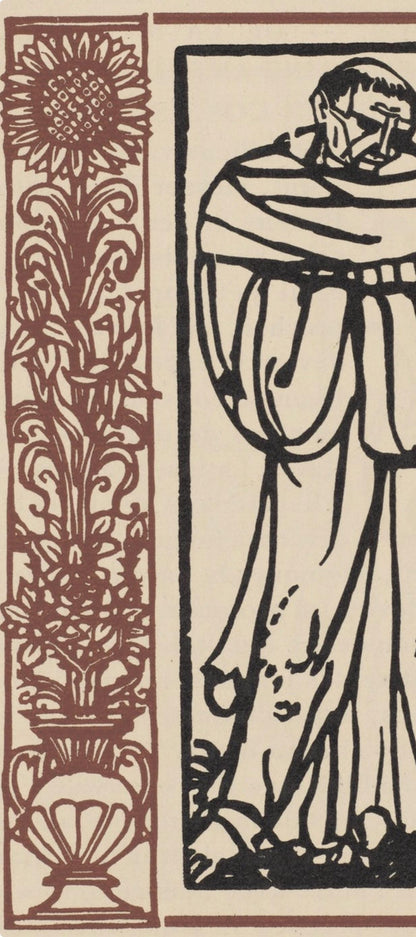 Mile Bernard, Composition (Morane, No. 100), Les Petites Fleurs De St. Franoise, Woodcut