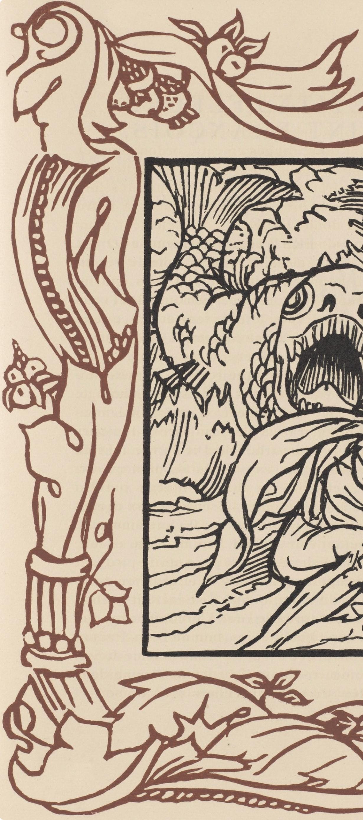 Mile Bernard, Composition (Morane, No. 100), Les Petites Fleurs De St. Franoise, Woodcut