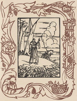 Mile Bernard, Composition (Morane, No. 100), Les Petites Fleurs De St. Franoise, Woodcut
