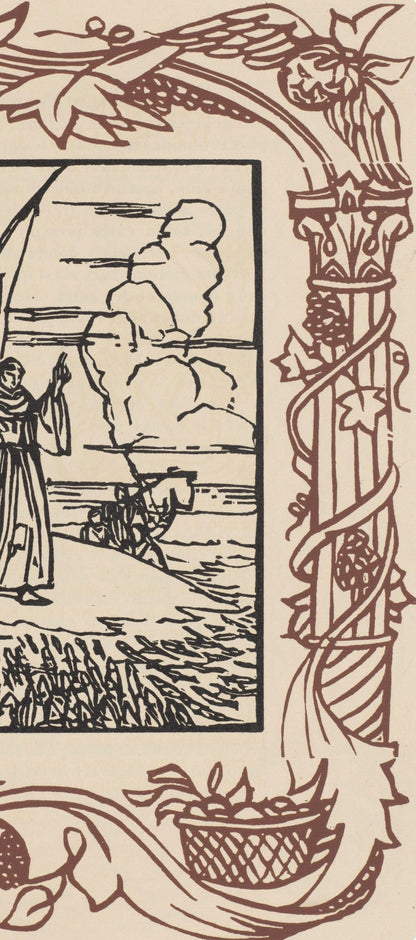 Mile Bernard, Composition (Morane, No. 100), Les Petites Fleurs De St. Franoise, Woodcut