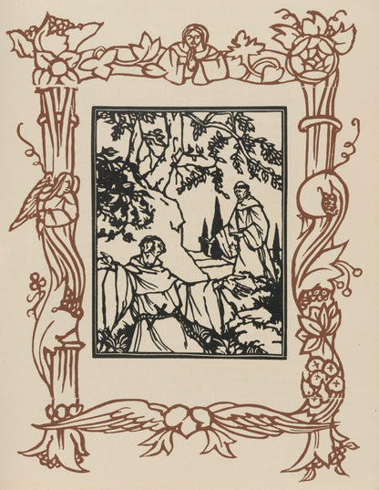 Mile Bernard, Composition (Morane, No. 100), Les Petites Fleurs De St. Franoise, Woodcut