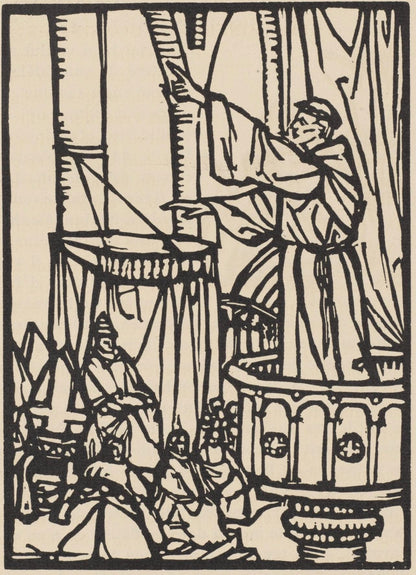 Mile Bernard, Composition (Morane, No. 100), Les Petites Fleurs De St. Franoise, Woodcut