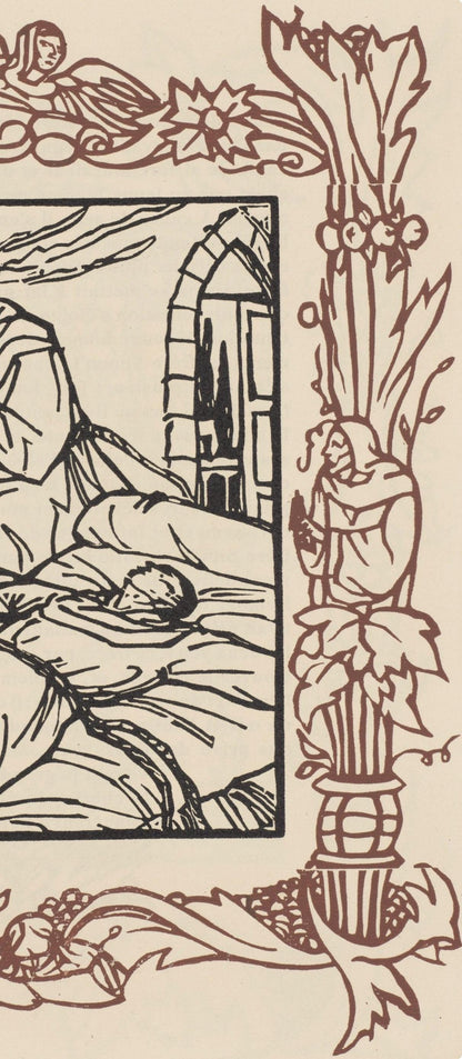 Mile Bernard, Composition (Morane, No. 100), Les Petites Fleurs De St. Franoise, Woodcut