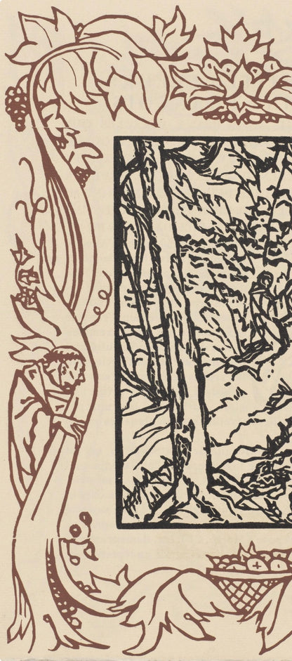 Mile Bernard, Composition (Morane, No. 100), Les Petites Fleurs De St. Franoise, Woodcut