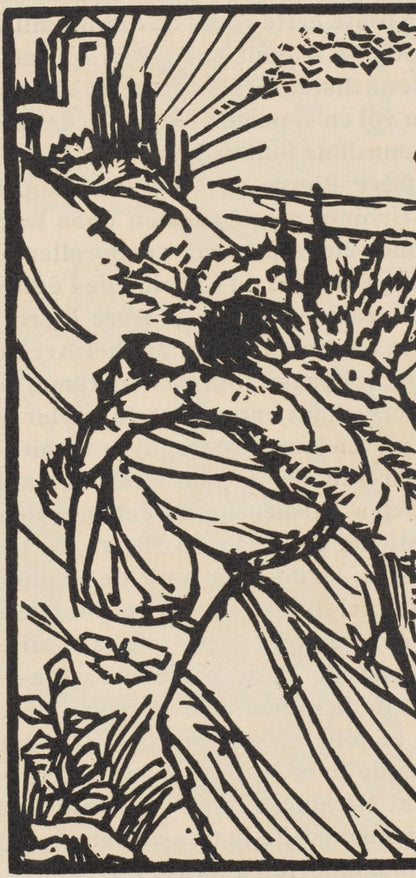 Mile Bernard, Composition (Morane, No. 100), Les Petites Fleurs De St. Franoise, Woodcut