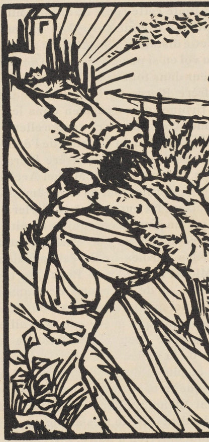 Mile Bernard, Composition (Morane, No. 100), Les Petites Fleurs De St. Franoise, Woodcut