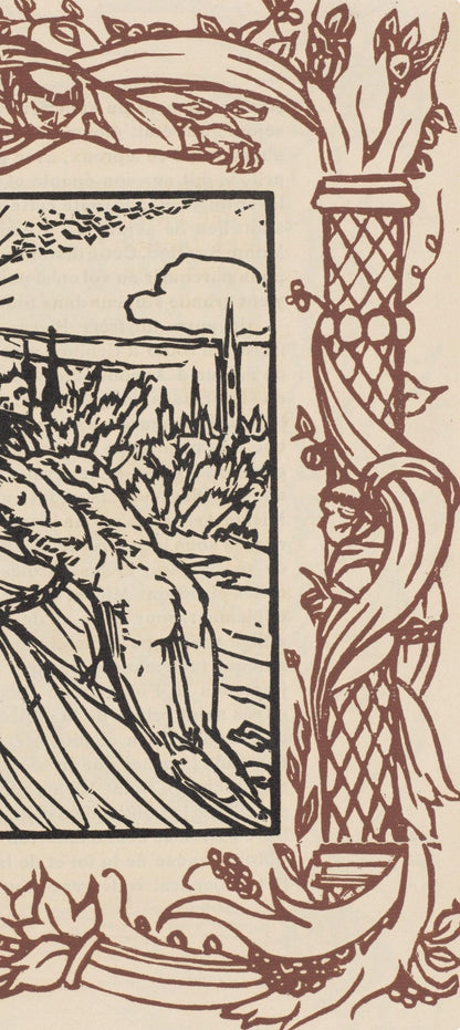 Mile Bernard, Composition (Morane, No. 100), Les Petites Fleurs De St. Franoise, Woodcut