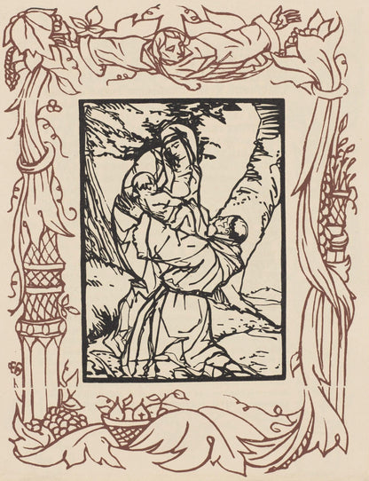 Mile Bernard, Composition (Morane, No. 100), Les Petites Fleurs De St. Franoise, Woodcut