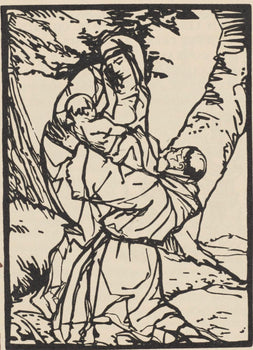 Mile Bernard, Composition (Morane, No. 100), Les Petites Fleurs De St. Franoise, Woodcut