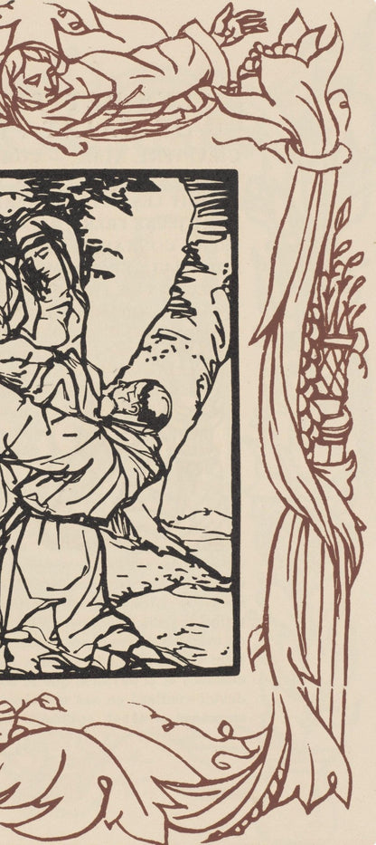 Mile Bernard, Composition (Morane, No. 100), Les Petites Fleurs De St. Franoise, Woodcut