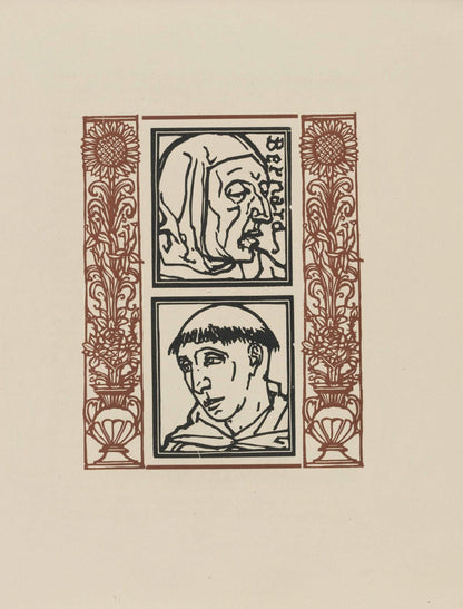 Mile Bernard, Composition (Morane, No. 100), Les Petites Fleurs De St. Franoise, Woodcut