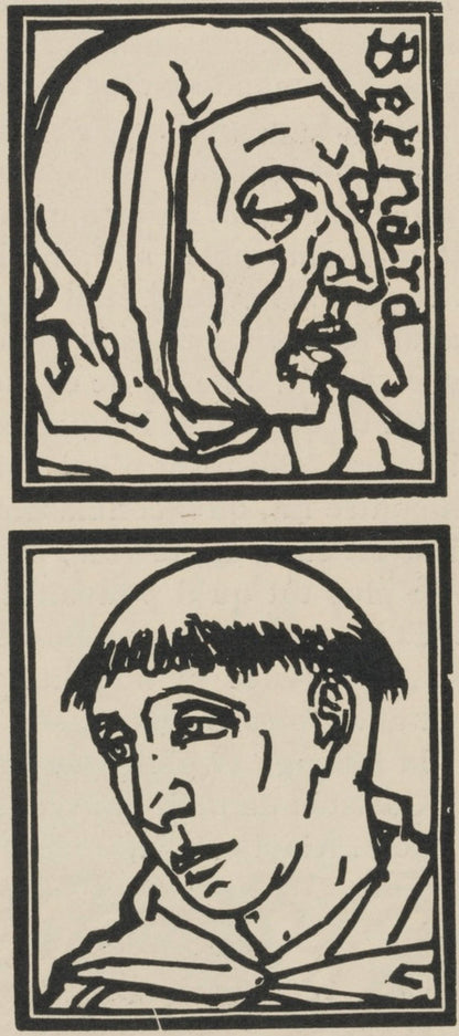 Mile Bernard, Composition (Morane, No. 100), Les Petites Fleurs De St. Franoise, Woodcut