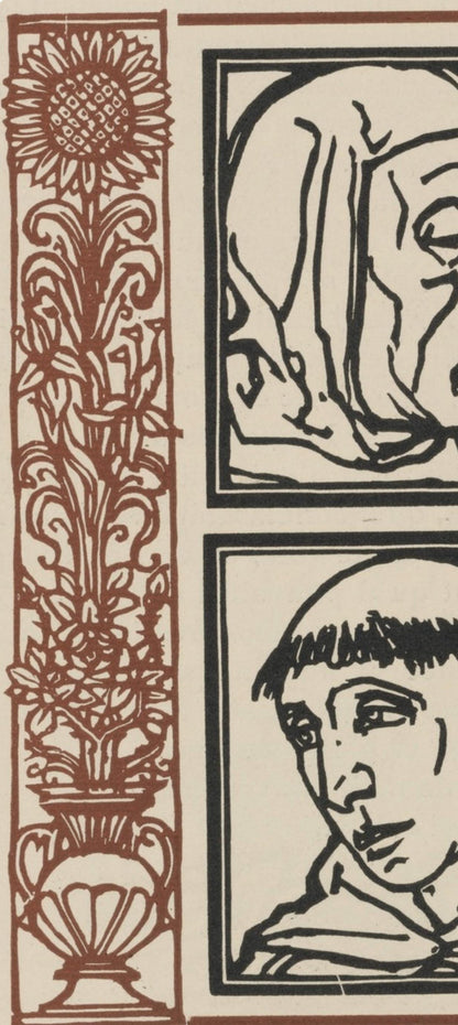 Mile Bernard, Composition (Morane, No. 100), Les Petites Fleurs De St. Franoise, Woodcut