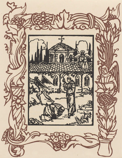 Mile Bernard, Composition (Morane, No. 100), Les Petites Fleurs De St. Franoise, Woodcut