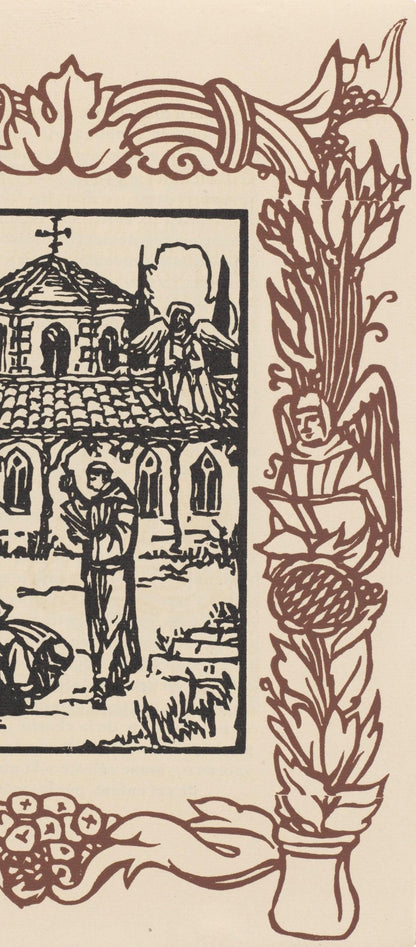 Mile Bernard, Composition (Morane, No. 100), Les Petites Fleurs De St. Franoise, Woodcut