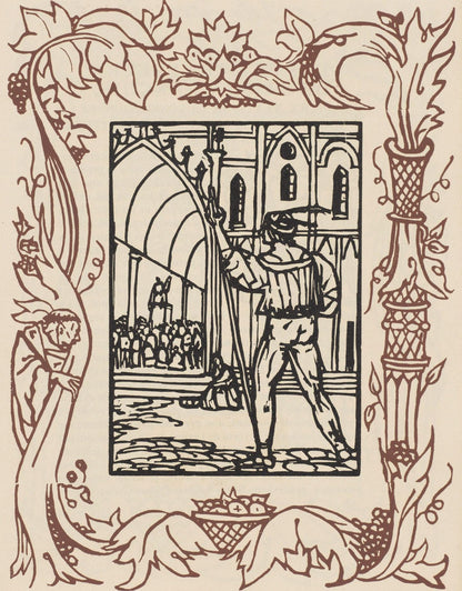 Mile Bernard, Composition (Morane, No. 100), Les Petites Fleurs De St. Franoise, Woodcut