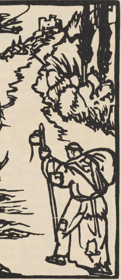 Mile Bernard, Composition (Morane, No. 100), Les Petites Fleurs De St. Franoise, Woodcut