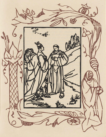Mile Bernard, Composition (Morane, No. 100), Les Petites Fleurs De St. Franoise, Woodcut