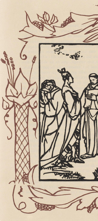 Mile Bernard, Composition (Morane, No. 100), Les Petites Fleurs De St. Franoise, Woodcut