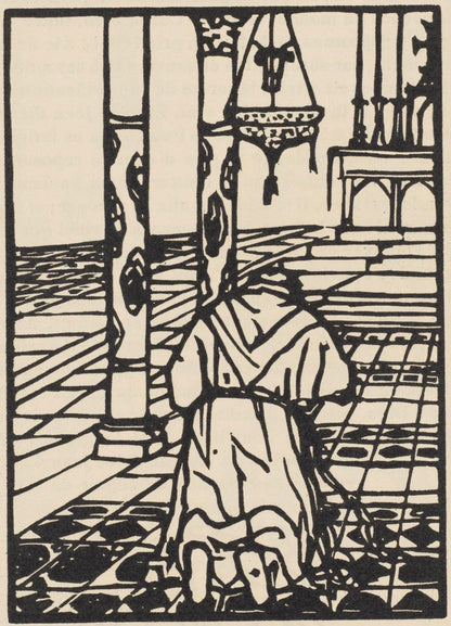Mile Bernard, Composition (Morane, No. 100), Les Petites Fleurs De St. Franoise, Woodcut