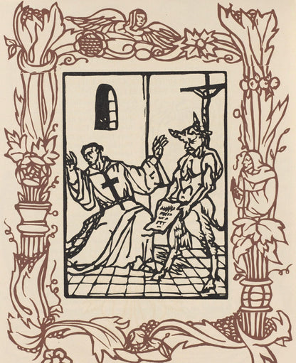 Mile Bernard, Composition (Morane, No. 100), Les Petites Fleurs De St. Franoise, Woodcut