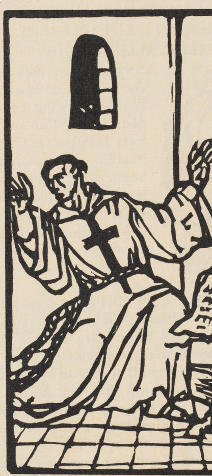 Mile Bernard, Composition (Morane, No. 100), Les Petites Fleurs De St. Franoise, Woodcut