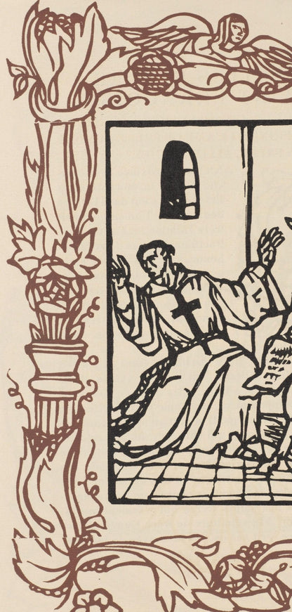 Mile Bernard, Composition (Morane, No. 100), Les Petites Fleurs De St. Franoise, Woodcut