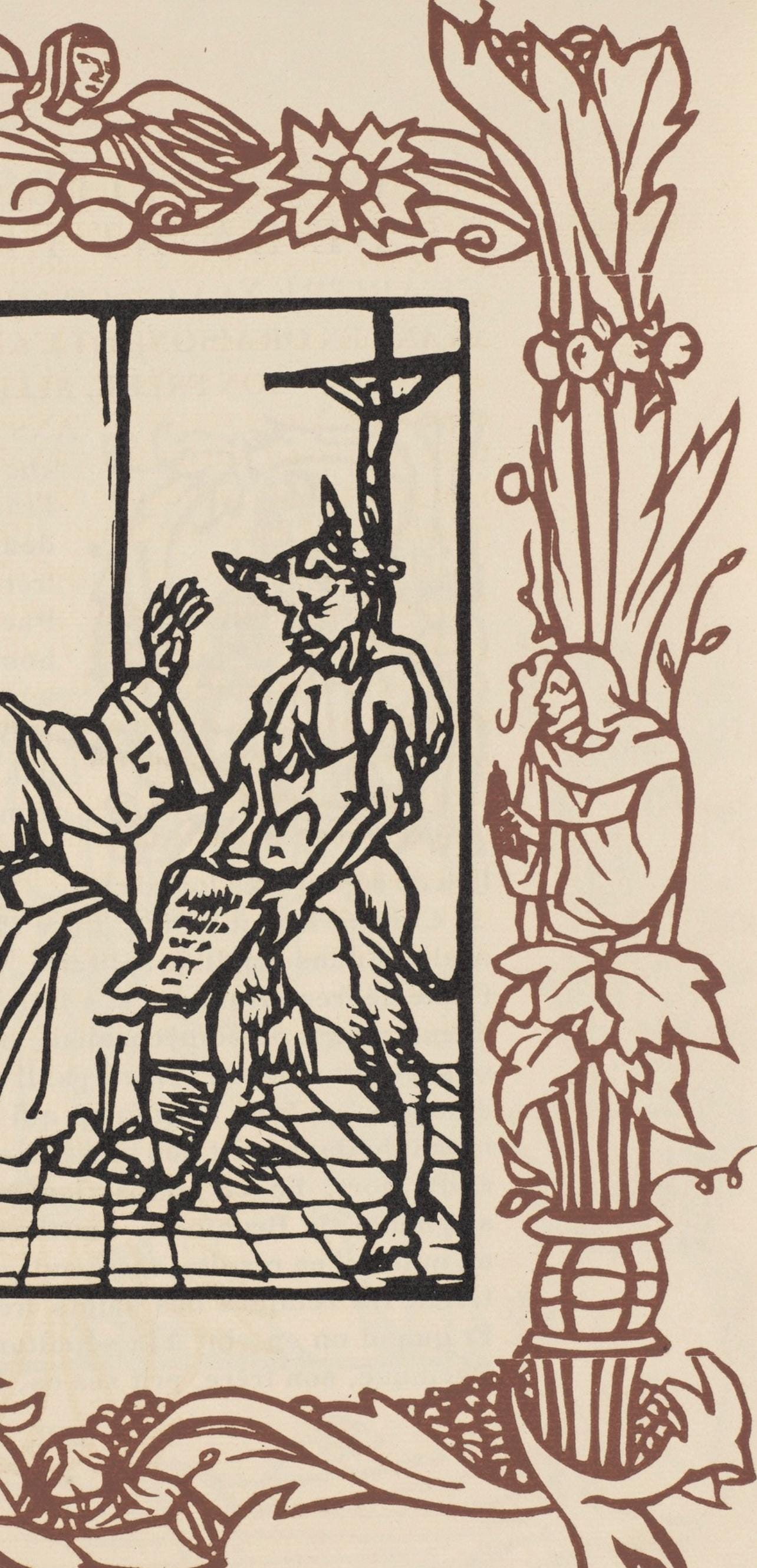 Mile Bernard, Composition (Morane, No. 100), Les Petites Fleurs De St. Franoise, Woodcut