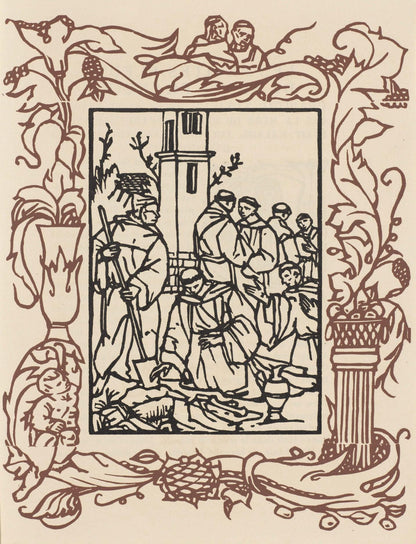 Mile Bernard, Composition (Morane, No. 100), Les Petites Fleurs De St. Franoise, Woodcut