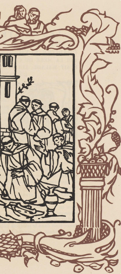 Mile Bernard, Composition (Morane, No. 100), Les Petites Fleurs De St. Franoise, Woodcut