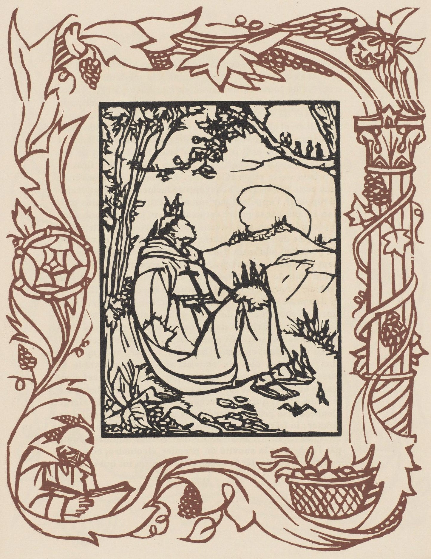 Mile Bernard, Composition (Morane, No. 100), Les Petites Fleurs De St. Franoise, Woodcut