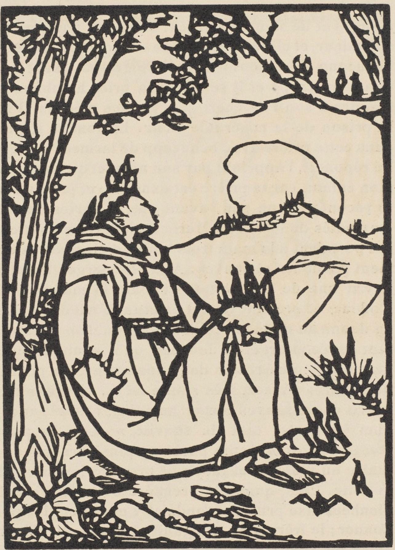 Mile Bernard, Composition (Morane, No. 100), Les Petites Fleurs De St. Franoise, Woodcut