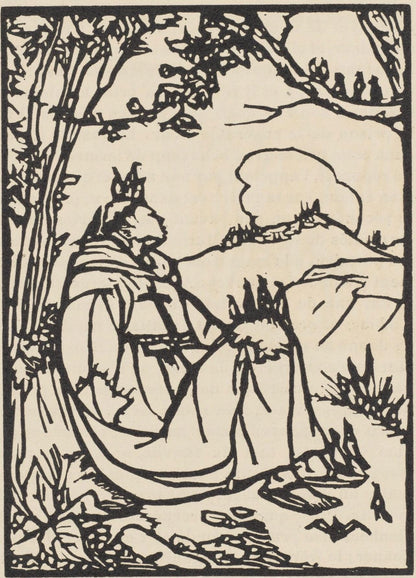Mile Bernard, Composition (Morane, No. 100), Les Petites Fleurs De St. Franoise, Woodcut