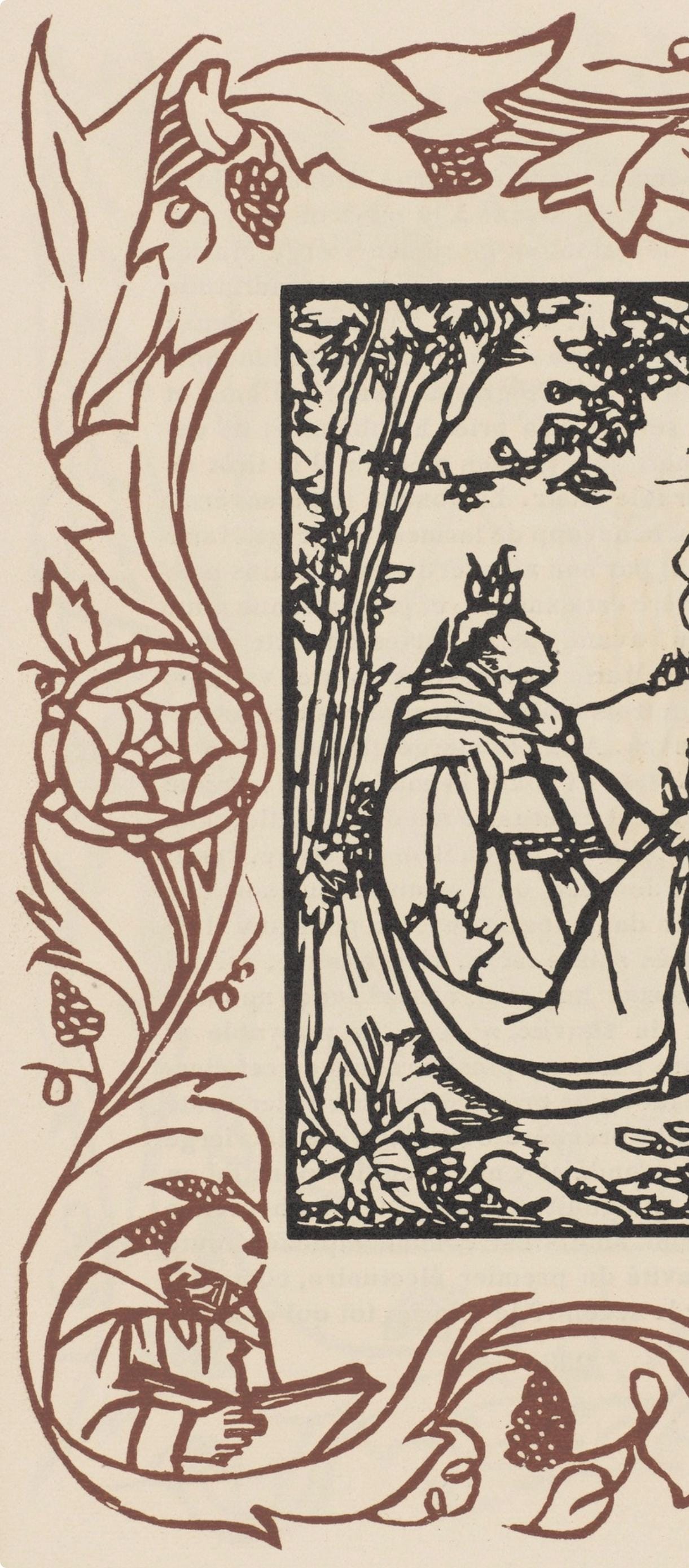 Mile Bernard, Composition (Morane, No. 100), Les Petites Fleurs De St. Franoise, Woodcut