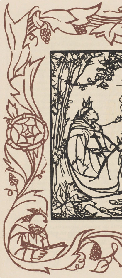 Mile Bernard, Composition (Morane, No. 100), Les Petites Fleurs De St. Franoise, Woodcut