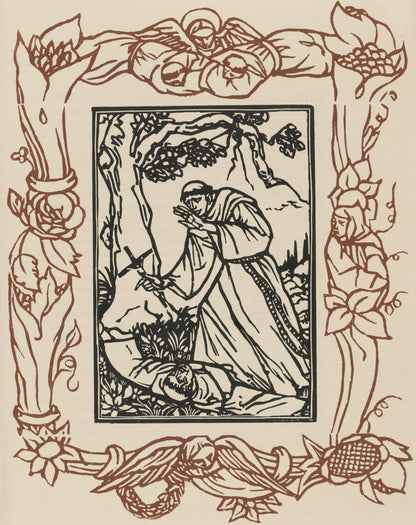 Mile Bernard, Composition (Morane, No. 100), Les Petites Fleurs De St. Franoise, Woodcut