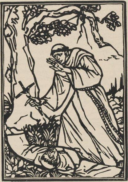 Mile Bernard, Composition (Morane, No. 100), Les Petites Fleurs De St. Franoise, Woodcut