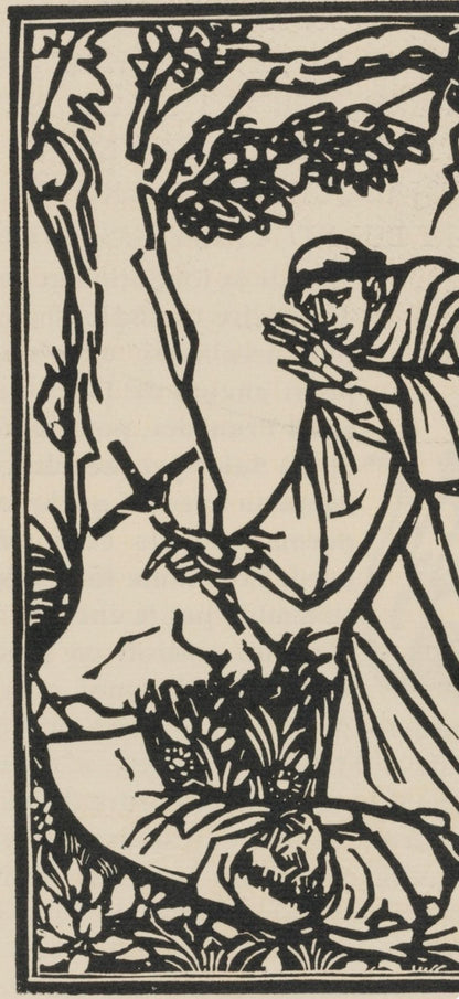 Mile Bernard, Composition (Morane, No. 100), Les Petites Fleurs De St. Franoise, Woodcut