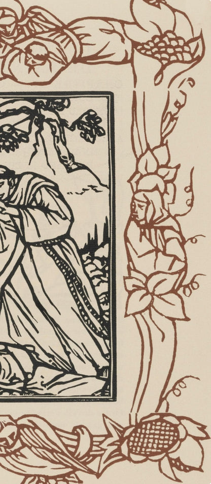 Mile Bernard, Composition (Morane, No. 100), Les Petites Fleurs De St. Franoise, Woodcut