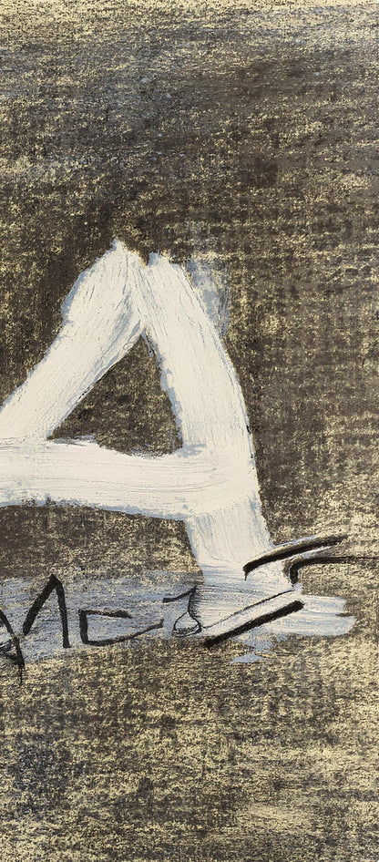 Antoni Tpies, Composition, Derrire Le Miroir, Lithograph