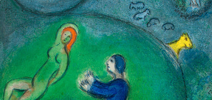 Marc Chagall, Daphnis Et Lycnion, Daphnis Et Chlo, Hliogravure