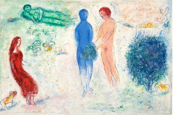 Marc Chagall, Le Jugement De Chlo, Daphnis Et Chlo, Hliogravure