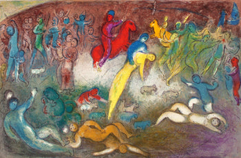 Marc Chagall, Enlvement De Chlo, Daphnis Et Chlo, Hliogravure